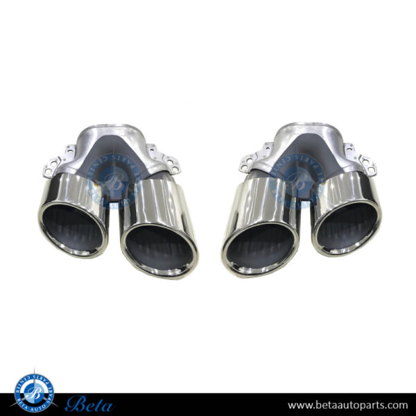 0004901300-0004901400-mercedes-a-cla-class-exhaust-tips-amg-silver-china-spare-parts-1.jpg Mercedes A-Class / CLA-Class W177 / C118 / C167 / H247 (2019-Up), Exhaust Tips AMG A45/CLA45/GLE53/GLA45 (Silver), China, 0004901300 / 0004901400