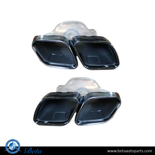 Mercedes GLE-Class / GLS-Class W167 / C167 / X167 (2019-2023), Exhaust Tips AMG GLE63 (Black), China, 0004902000 / 0004902100