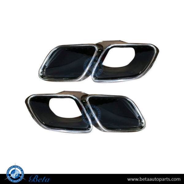 Mercedes GLE-Class / GLS-Class W167 / C167 / X167 (2019-2023), Exhaust Tips AMG GLE63 (Silver), China, 0004902000 / 0004902100