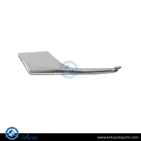 Tesla Model X (2015-2021), Fog Lamp Lower Moulding - Chrome (Left), China, 1049611-00-F