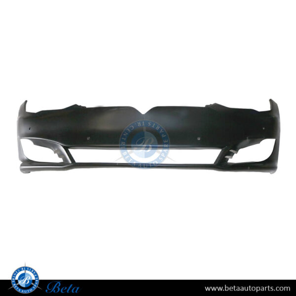 Tesla Model S (2017-2021), Front Bumper With Autopilot, China, 1056370-S0-A / 1056370-S0-5