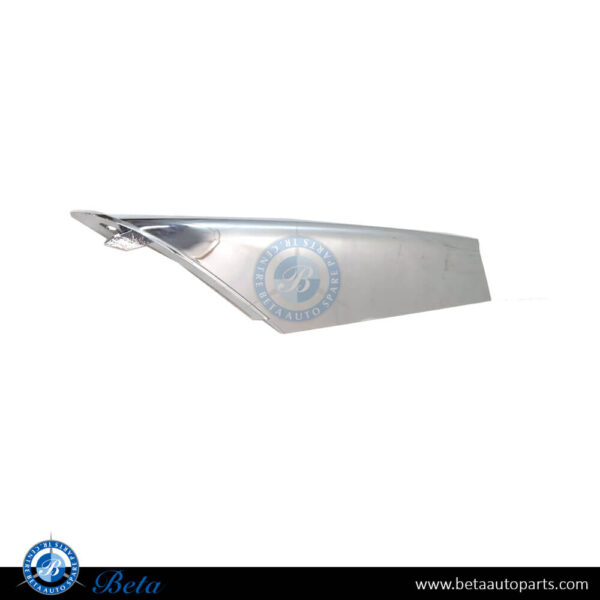 Tesla Model S (2017-2021), Fog Lamp Cover Upper Moulding - Chrome (Right), China, 1056380-00-C