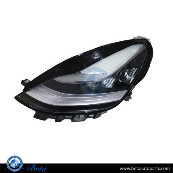 Tesla Model 3 (2017-2020), Headlamp (Left), China, 1077375-00-C / 1077371-10-I