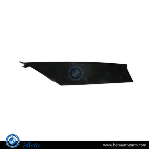 Tesla Model S (2017-2021), Fog Lamp Cover Upper Moulding - Black (Right), China, 1079636-00-A