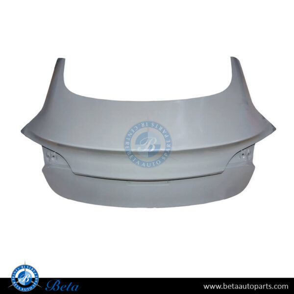 Tesla Model 3 (2017-2023), Trunk Lid, China, 1081460-E0-D / 1081460-E0-F / 1601460-E0-B
