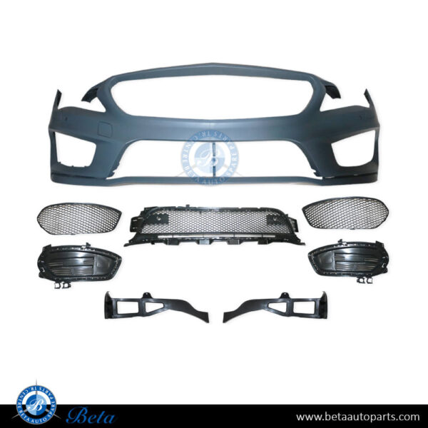 1178804840-mercedes-cla-class-c117-front-bumper-amg-cla45-with-pdc-and-washer.jpg Mercedes CLA-Class C117 (2013-2016), Front Bumper AMG CLA45 with PDC with Washer, China, 1178804840