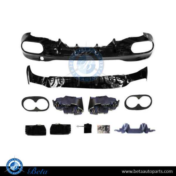 Mercedes CLA-Class C118 (2019-Up), Rear Diffuser AMG CLA45 for Normal AMG (Black), China, 1188850003