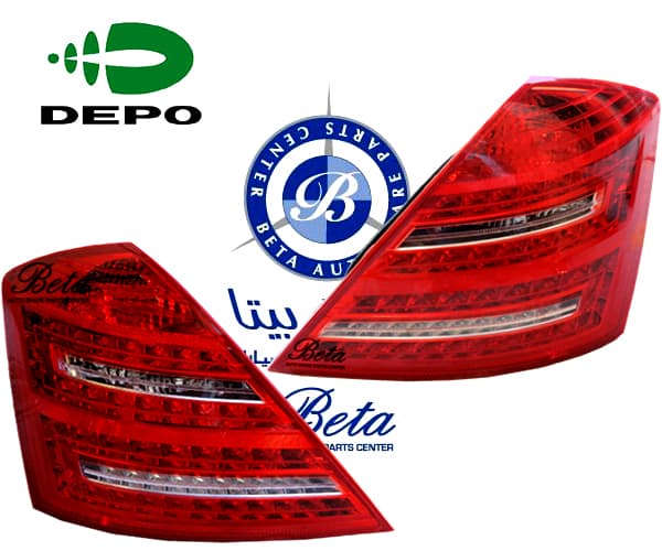 Mercedes S-Class W221 (2010-2013), Tail Lamp, Depo, 2218201364 / 2218201464