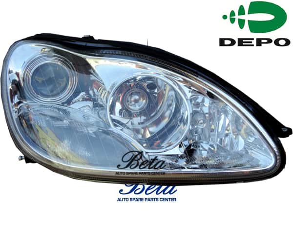 1387206265W22020HEADLIGHT20RH20copy-2.jpg Mercedes S-Class W220 (1999-2005), Headlamp Normal without Motor (Right), Depo