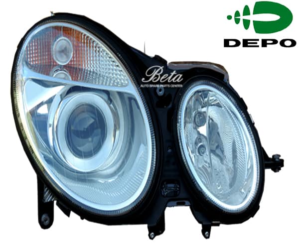 Mercedes E-Class W211 (2003-2005), Headlamp (Right), Depo, 2118200261