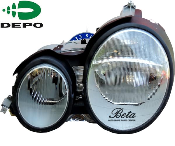 Mercedes E-Class W210 (1996-1999), Headlamp Normal (Left), Depo, 2108200361