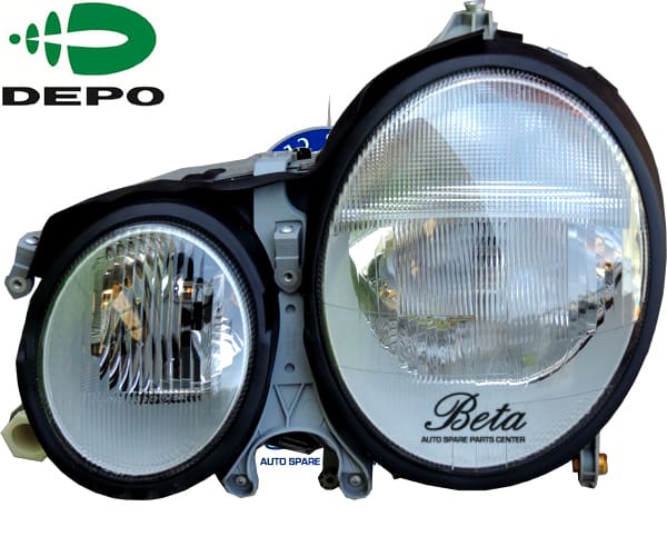 Mercedes E-Class W210 (2000-2002), Headlamp Normal (Left), Depo, 2108202761