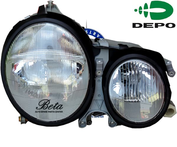 Mercedes E-Class W210 (2000-2002), Headlamp Normal (Right), Depo, 2108203061