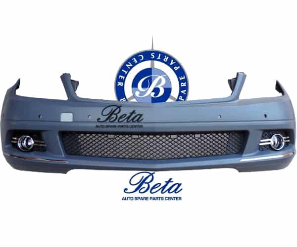 Mercedes C-Class W204 (2008-2010), Front Bumper with PDC without Washer Elegance, Taiwan, 2048800940