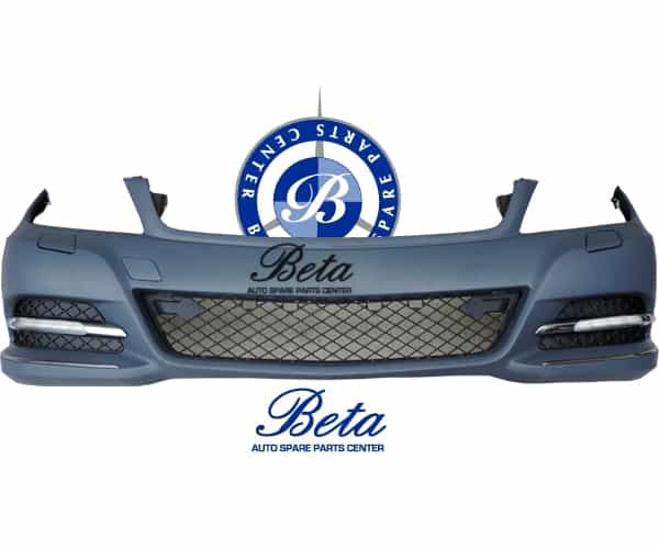 Mercedes C-Class W204 (2011-2014), Front Bumper without PDC with Washer Avantgarde/Elegance, Taiwan, 2048806247