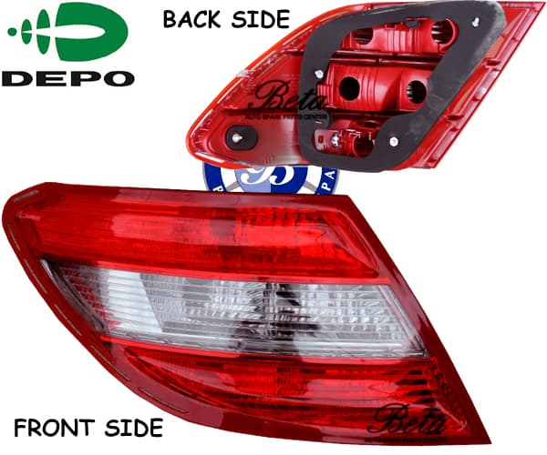 1388999094W20420NORMAL20SMKE20200720LH20copy-1.jpg Mercedes C-Class W204 (2008-2010), Tail Lamp (Left), Depo, 2048202964