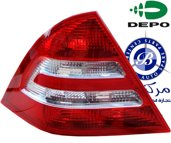 Mercedes C-Class W203 (2005-2007), Tail Lamp (Left), Depo, 2038201964