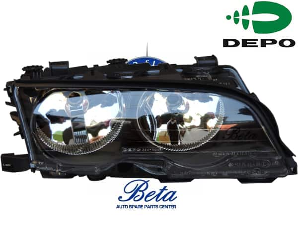 BMW 3 Series E46 (1998-2004), Headlamp (Right), Depo, 6904276
