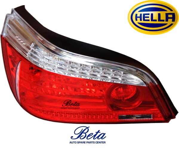 BMW 5 Series E60 (2003-2009), Tail Lamp (Left), Hella, 63217177281