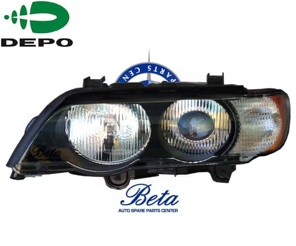 BMW X5 E53 (2000-2003), Headlamp (Left), Depo, 63126930235