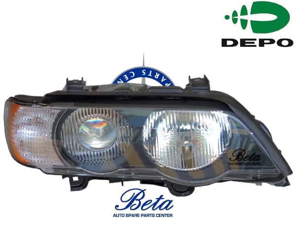 BMW X5 E53 (2000-2003), Headlamp (Right), Depo, 63126930236