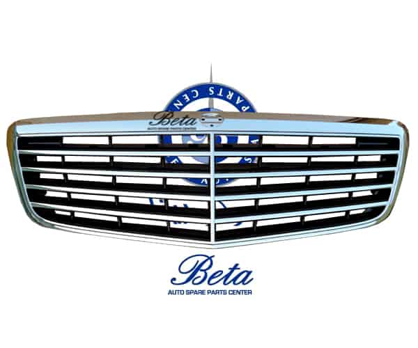 1421822959W21120AVANGRAD20GRILL20200720copy-1.jpg Mercedes E-Class W211 (2006-2009), Radiator Grille (Silver), Taiwan, 2118801783