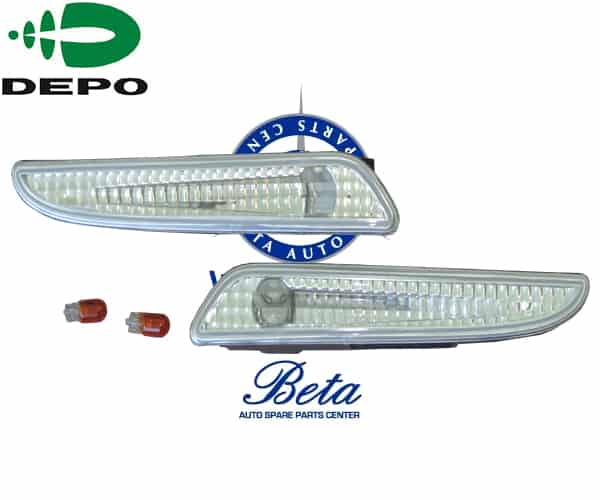 1422074630340-141420BUMPER20REFLACTOR20copy-2.jpg Mercedes E-Class W211 (2006-2009), Front Bumper Reflectors (Crystal), Depo