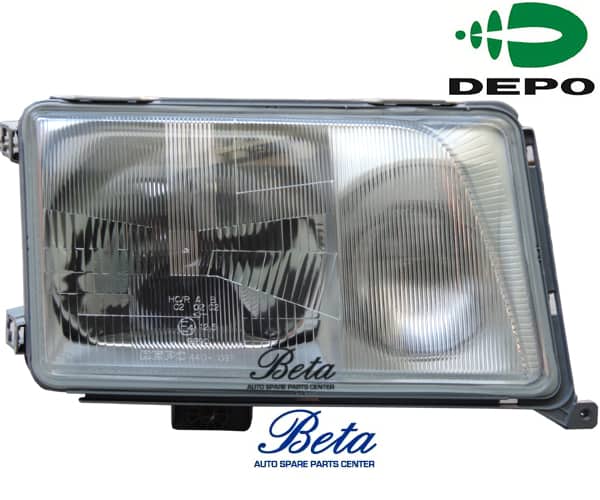 Mercedes E-Class W124 (1990-1995), Headlamp (Left), Depo, 1248209359
