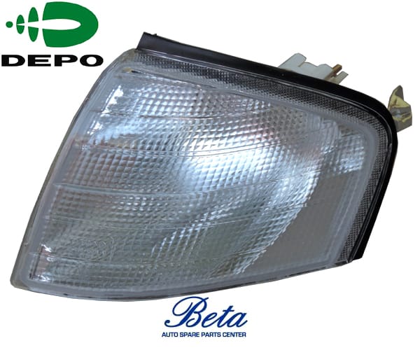 1428159923CORNER20LAMP20150220LH20copy.jpg Mercedes C-Class W202 (1994-2000), Corner Lamp - White (Left), Depo, 2028260943 / 2028260743