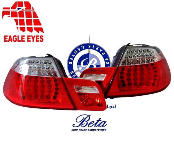 BMW 3 Series E46 (1998-2004), Tail Lamp Cabrio (Red and Clear), Taiwan