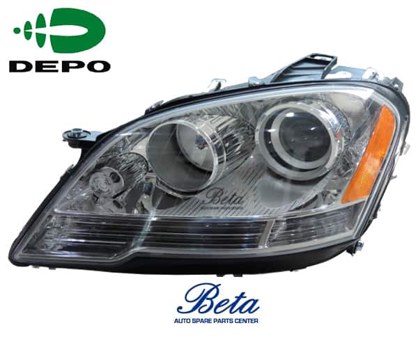 Mercedes ML-Class W164 (2009-2011), Headlamp Normal - USA Type (Left), Depo, 1648207161