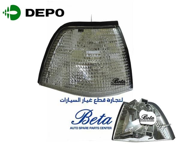 BMW 3 Series E36 (1991-1997), Corner Lamp for 4 Door - White (Right), Depo, 9403096