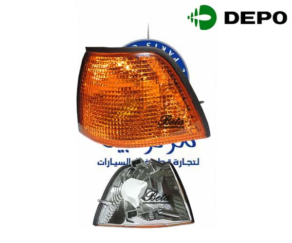 BMW 3 Series E36 (1991-1997), Corner Lamp for 4 Door - Yellow (Left), Depo, 8353277