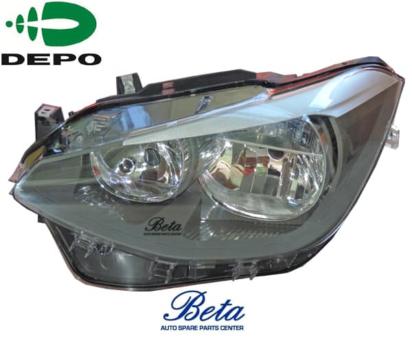 BMW 1 Series F20 / F21 (2012-2014), Headlamp Normal (Left), Depo, 7229671