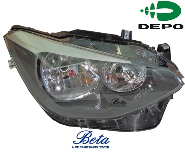BMW 1 Series F20 / F21 (2012-2014), Headlamp Normal (Right), Depo, 7229672