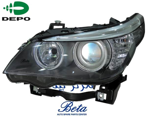 1461223898E6020HEADLIGHT20NORMAL2007-0920444-116020L20copy.jpg BMW 5 Series E60 LCI (2008-2009), Headlamp Normal (Left), Depo, 7177727