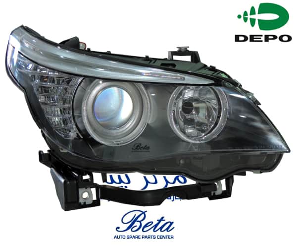 1461224924E6020HEADLIGHT20NORMAL2007-0920444-116020R20copy.jpg BMW 5 Series E60 LCI (2008-2009), Headlamp Normal (Right), Depo, 7177728