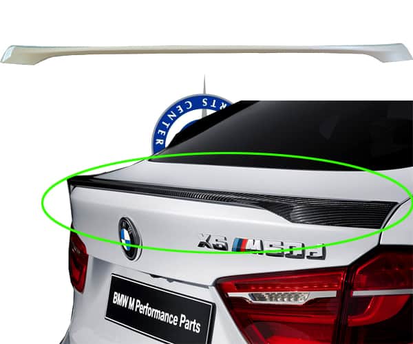 BMW X6 F16 (2015-2019), Trunk Spoiler M-Performance Abs, Taiwan, 51622356919