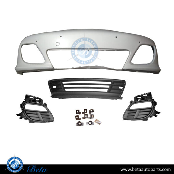 Porsche Panamera (2010-2013), Front Bumper with PDC with Washer GTS Look, Taiwan, 97050591128