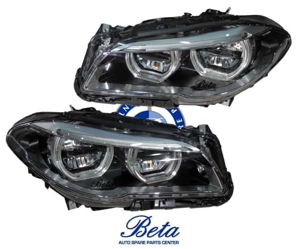 BMW 5 Series F10 (2010-2013), Headlamp Upgrade to 2014 Adaptive LED Look, China, 63117352481 / 63117352482