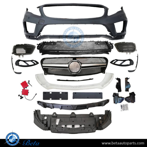 Mercedes GLA-Class X156 (2014-2016), Front Bumper GLA45 with Radiator Grille, China, 1568803440