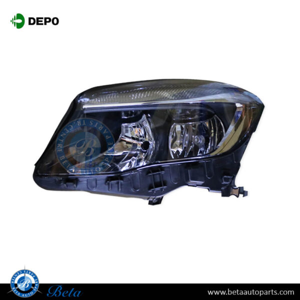 Mercedes GLA-Class X156 (2014-2016), Headlamp Normal (Left), Depo, 1569061100