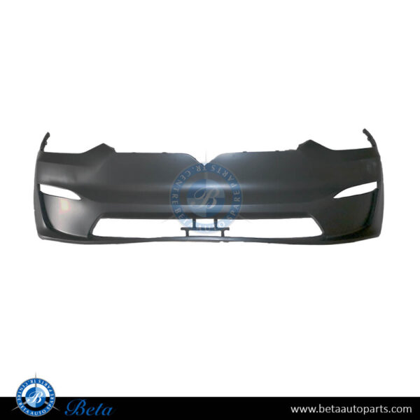 Tesla Model X (2022-Up), Front Bumper, China, 1588184-S0-A
