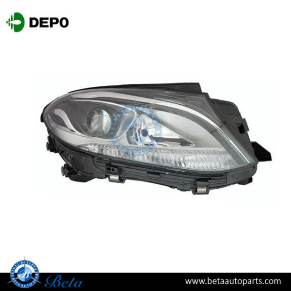 1668201459-mercedes-gle-class-w166-headlamp-normal-with-led-right.jpg Mercedes GLE-Class W166 (2015-2018), Headlamp Normal with LED (Right), Depo, 1668201459