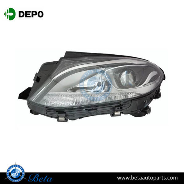 1668201559-mercedes-gle-class-w166-headlamp-normal-with-led-left.jpg Mercedes GLE-Class W166 (2015-2018), Headlamp Normal with LED (Left), Depo, 1668201559