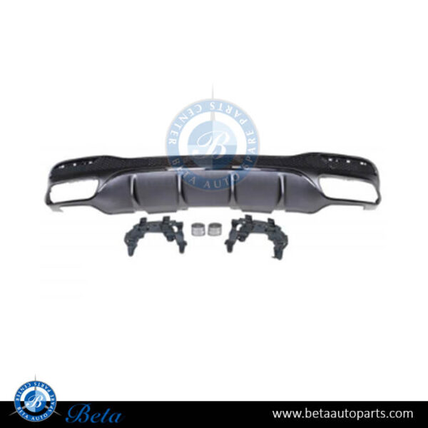 1668851138-gle-W166-rear0diffuser-assembly-gle63-normal-amg-spare-parts.jpg Mercedes GLE-Class W166 (2015-2018), Rear Diffuser AMG GLE63 for Normal AMG, China, 1668851138