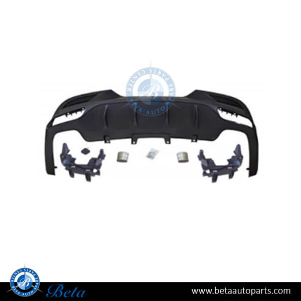 Mercedes GLE-Class C292 (2015-2018), Rear Diffuser AMG GLE63 for Normal AMG (Black), China, 1668851625