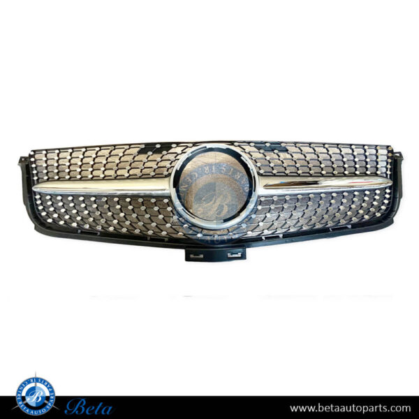 Mercedes ML-Class W166 (2012-2014), Radiator Grille Diamond Look (Silver), China