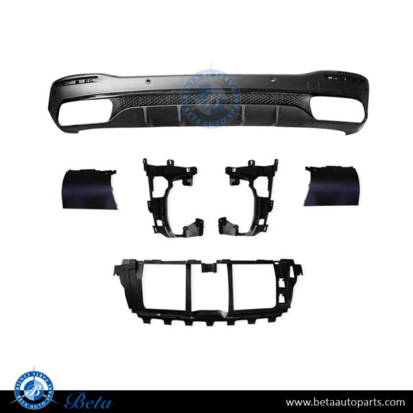 1678869402-mercedes-gls-class-x167-rear-diffuser-amg-gls63-black.jpg Mercedes GLS-Class X167 (2020-2023), Rear Diffuser AMG GLS63 (Black), China, 1678869402