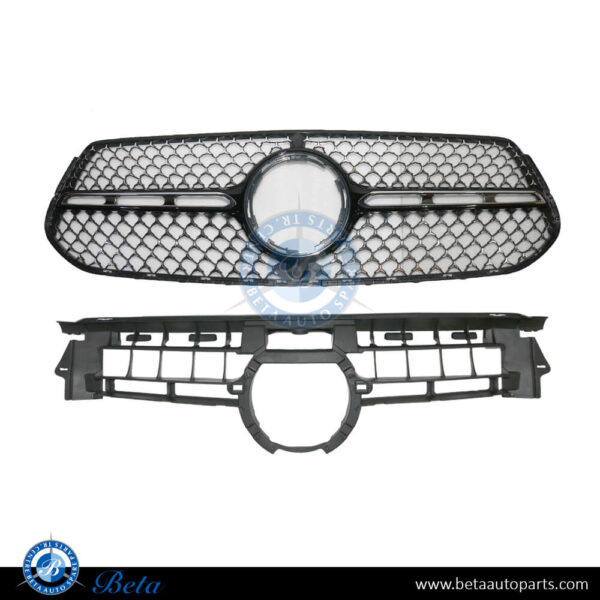 1678883101-mercedes-gle-class-w167-c167-radiator-grille-amg-stars-look-black.jpg Mercedes GLE-Class W167 / C167 (2024-Up), Radiator Grille AMG Stars Look (Black), China, 1678883101
